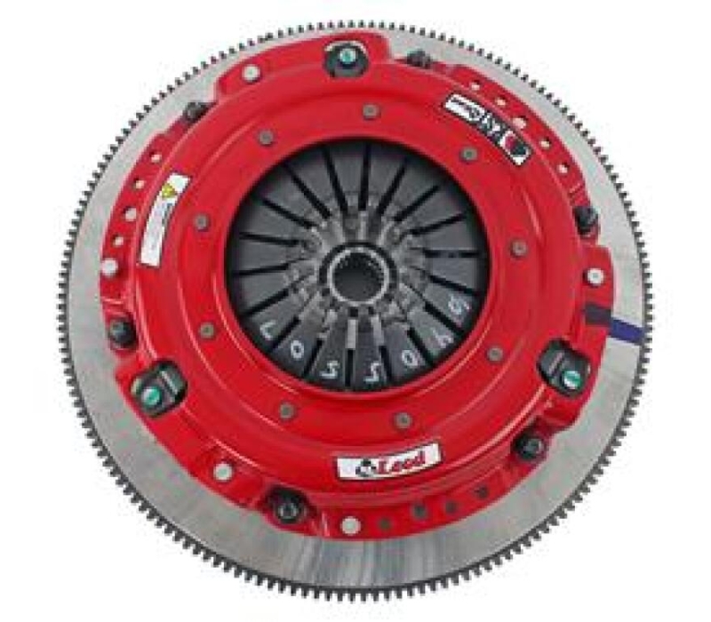 McLeod RST Twin Disc Clutch Kit Steel Flywheel 6-Bolt LS Motor
