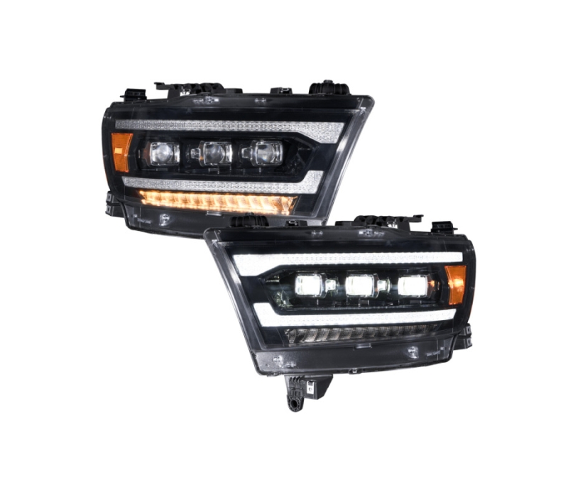 Form Lighting 2019-2024 Ram 1500 Sequential LED Projector Headlights (Pair)