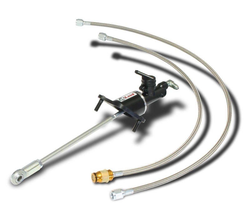 McLeod Master Cylinder Assembly 13/16in Bore W/Steel Braided Line 30in- An4- Camaro