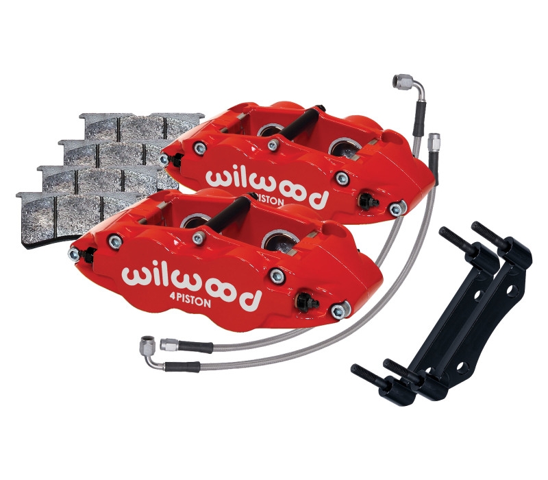 Wilwood 69-83 Porsche 911 Front Superlite Caliper Kit 3.5in MT - Red