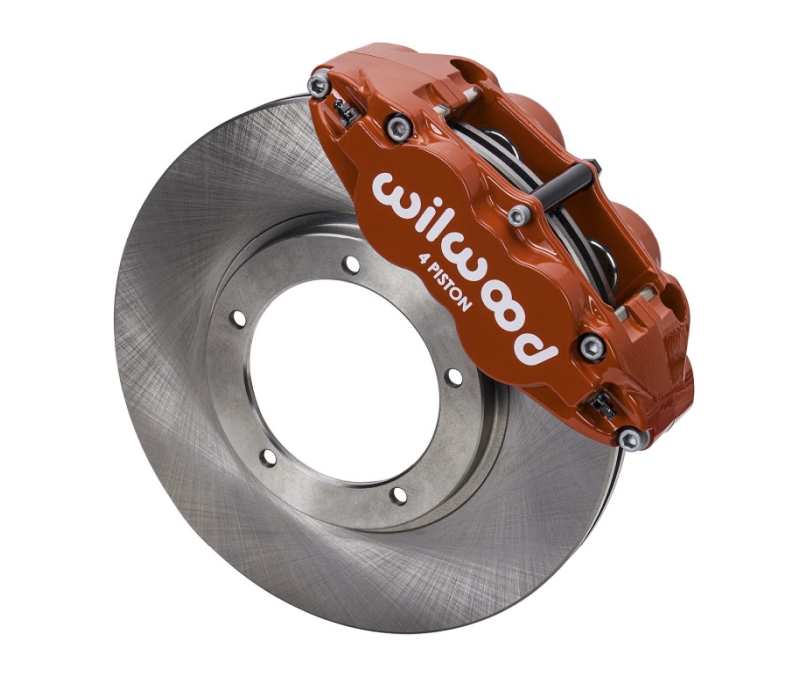 Wilwood 69-83 Porsche 911 Front Superlite Brake Kit 3.5in MT Plain Face - Red