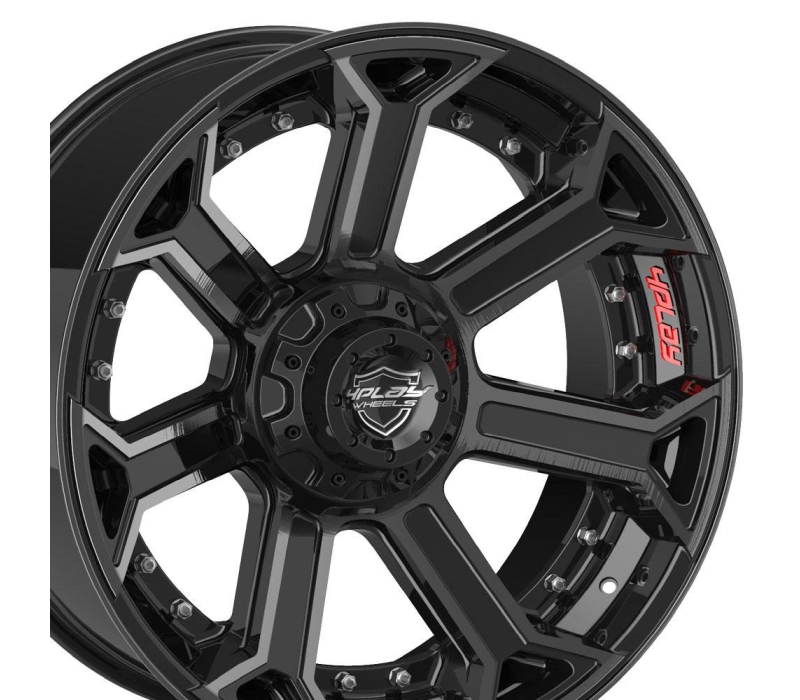 4Play Wheels 4p70-22120-6d55-44bbt | 4PLAY Wheel 22x12 4P70 Brushed Black Rim Chevrolet Suburban 1500 2000-2022; 2000-2022
