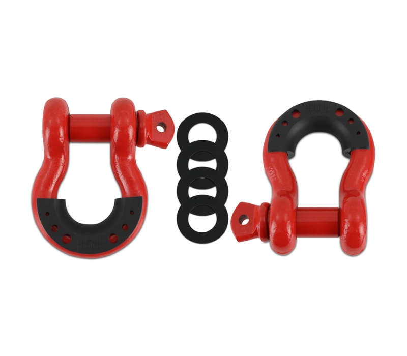 Borne Off-Road Borne D-Ring Shackle Set Red