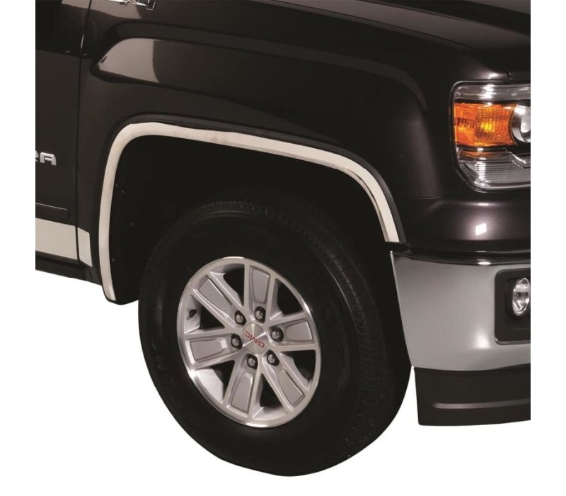 Putco 14-15 GMC Sierra LD - Full (Replaces or Fits on top of the OEM Fender trim) SS Fender Trim