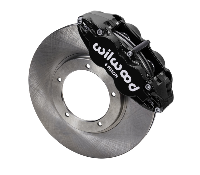 Wilwood 69-83 Porsche 911 Front Superlite Brake Kit 3.5in MT Plain Face - Black