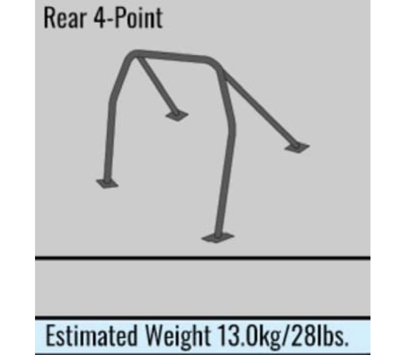 Cusco Safety 21 2-Passenger 4-Point Rear Roll Cage 89-96 Toyota MR2 (Non-T-Bar Roof) (S/O/No Cancel)