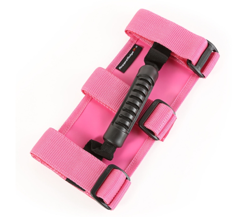 Rugged Ridge Ultimate Grab Handles Pink 55-20 CJ/Jeep Wrangler /JT