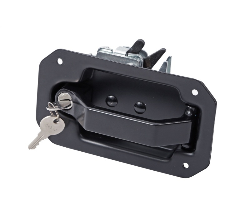 Deezee Universal Tool Box - Service Parts Locking Latch (Pull Handle Blk)
