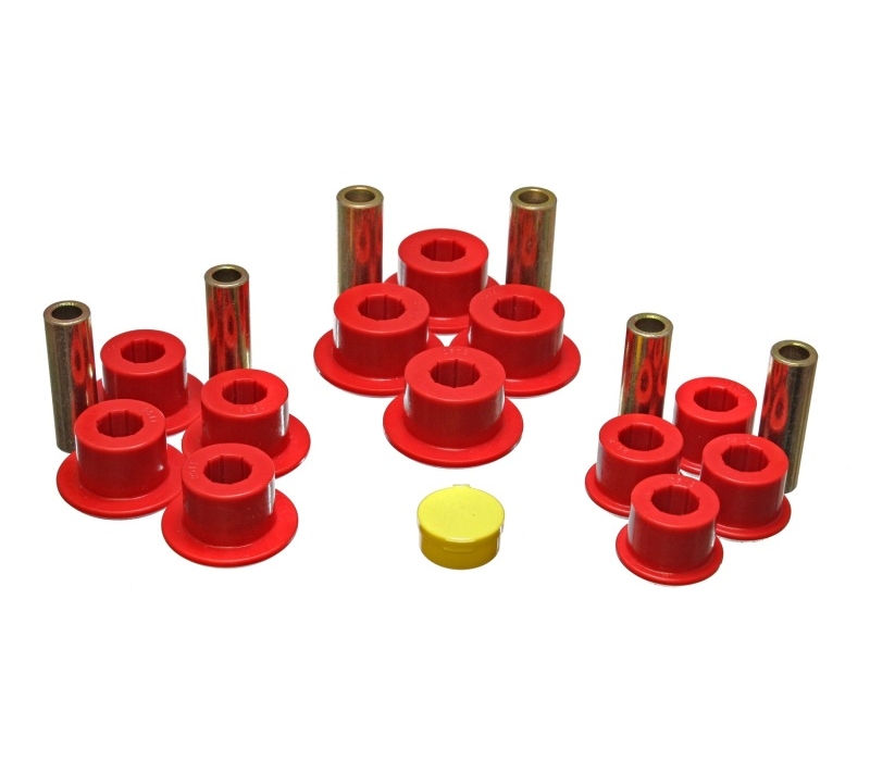 Energy Suspension Chevy Rear Leaf Spring Set - Red