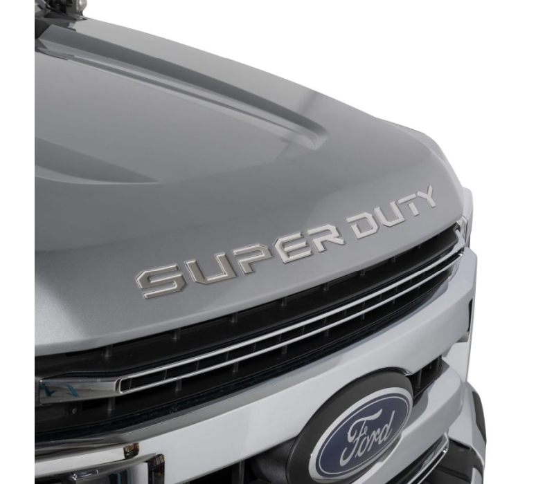 Putco 2023 Ford Super Duty Hood Lettering Ford Lettering Emblems (Stainless Steel)