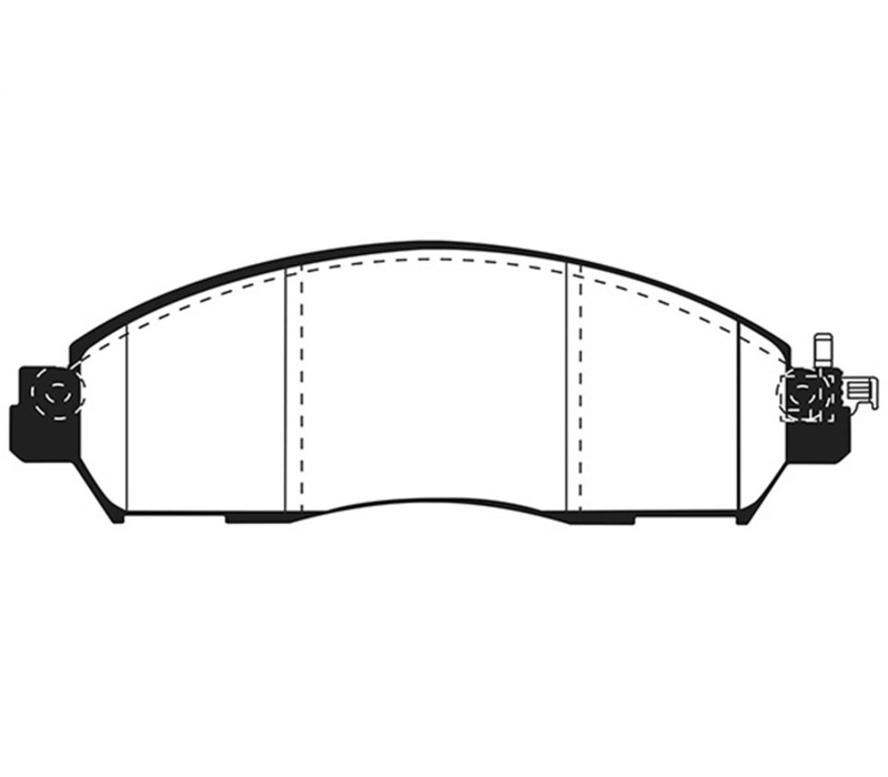 EBC 2017+ Nissan Leaf Electric Greenstuff Front Brake Pads