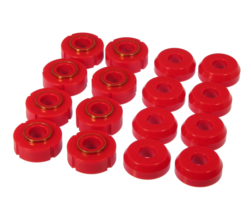 Prothane 66-77 Ford Bronco Body Mount - Red