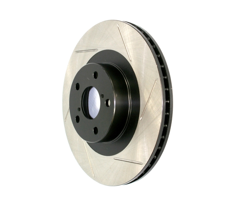 Stoptech 126.40073SR | StopTech Honda CR-V Sport Slotted Brake Rotor, Front Right; 2007-2016