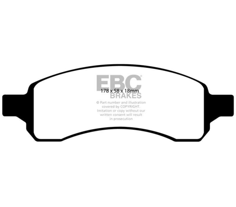 EBC 07+ Buick Enclave 3.6 Greenstuff Front Brake Pads