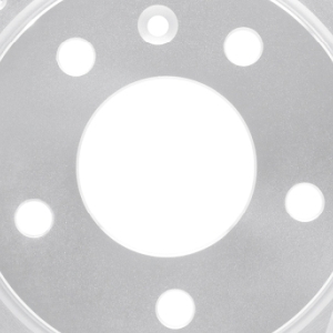 R1 13-25 Cadillac ATS Front Left Drilled & Slotted Silver Brake Rotor