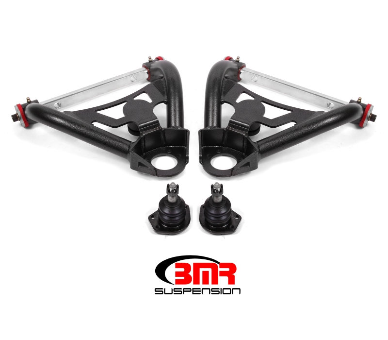 BMR A-body tubular upper A-arms for stock spindles Black Hammertone
