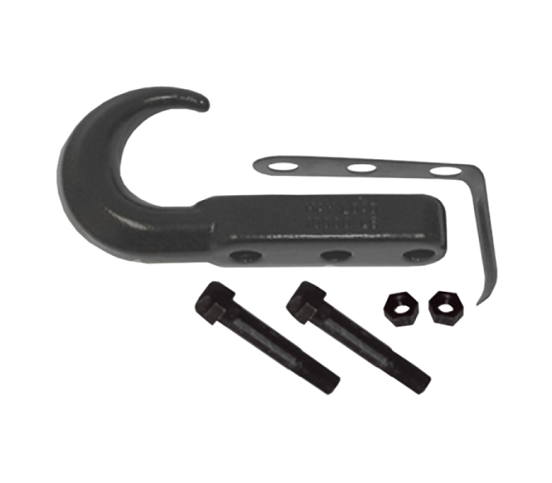 Rugged Ridge 42-02 Jeep CJ / Jeep Wrangler Black Front Tow Hook
