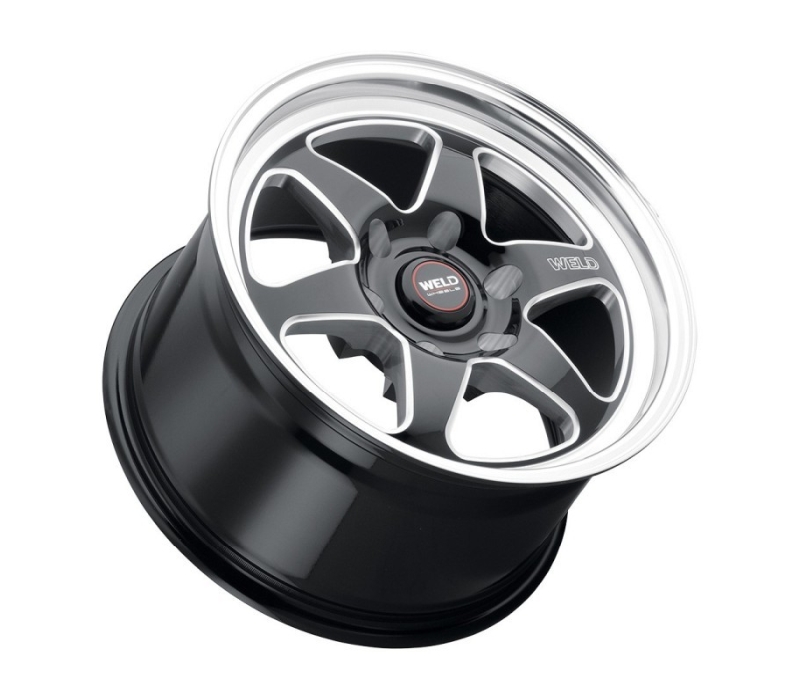 Weld S156 20x7 Ventura 6 Drag 6x135 ET13 BS4.50 Gloss BLK MIL DIA 87.1