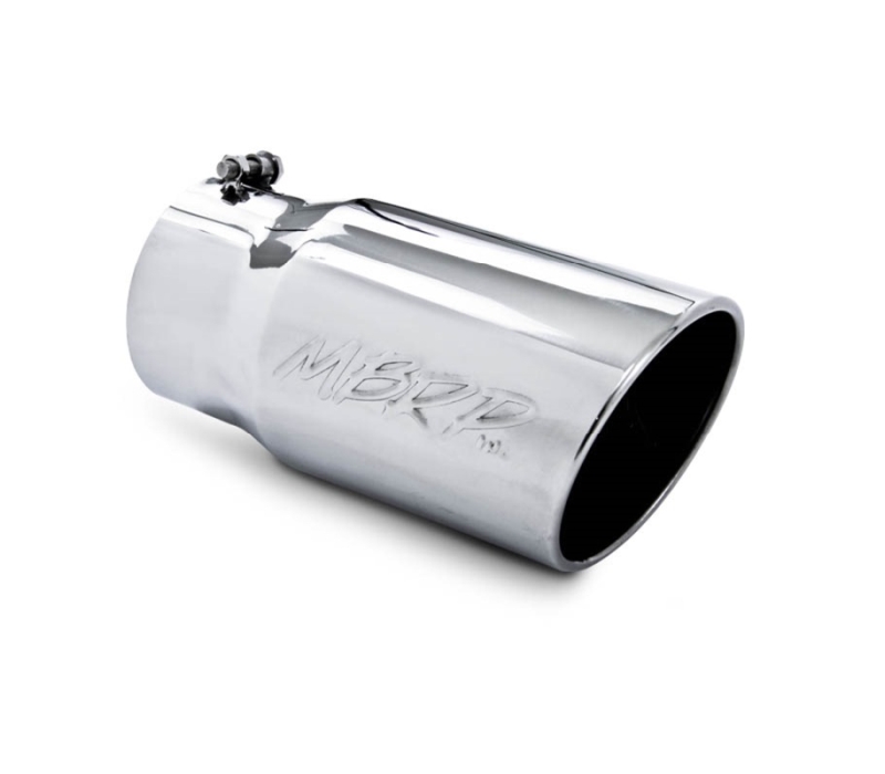 MBRP Universal Tip 6 O.D. Angled Rolled End 5 inlet 12 length