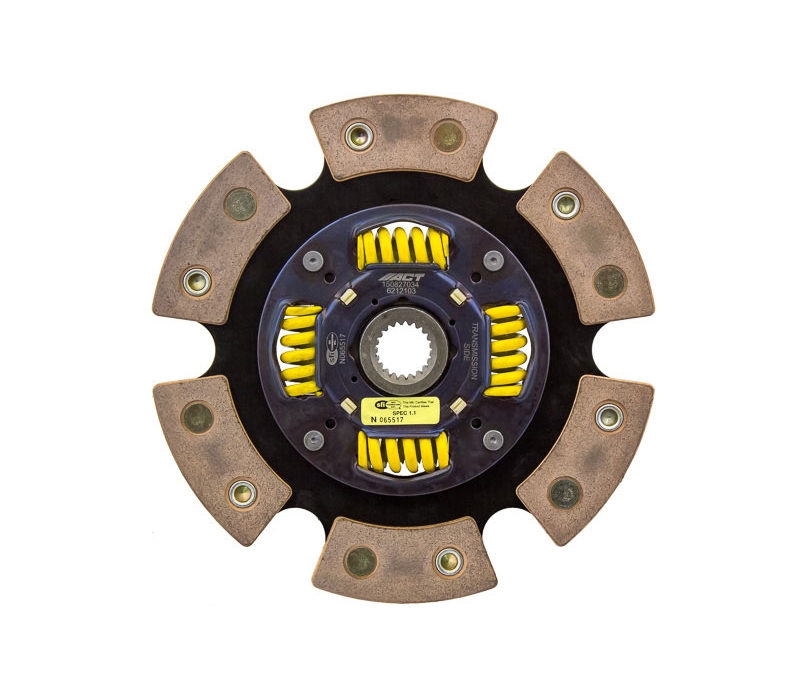 ACT 6 Pad Sprung Race Disc Toyota Corolla Base 1.6L