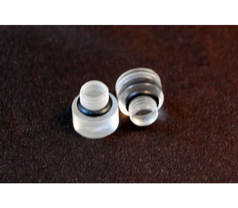 ADVANCED ENGINE DESIGN Clear Fuel Bowl Sight Plugs - Pair