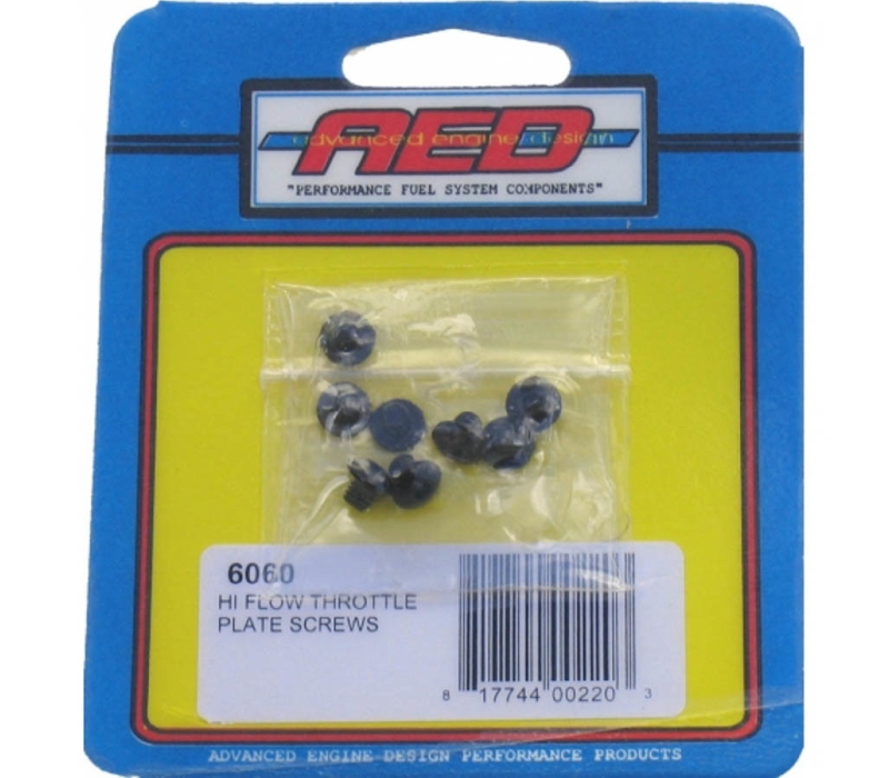 ADVANCED ENGINE DESIGN Hi-Flow Throttle Plate Screws (8)