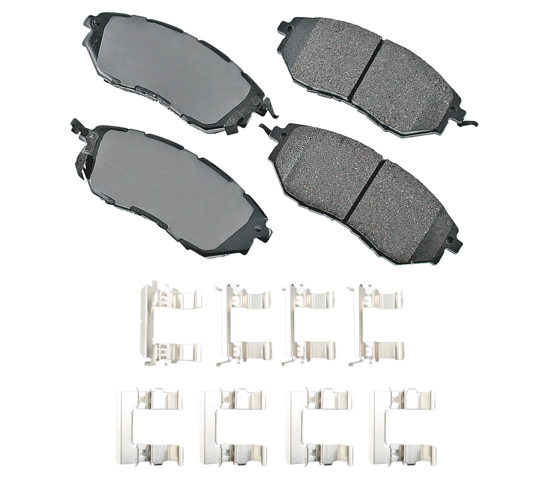 AKEBONO BRAKE CORPORATION ProACT Ultra-Premium Bra ke Pads - Front