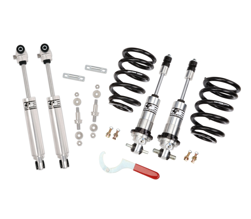 ALDAN AMERICAN Suspension Package Road Comp GM 68-72 A-Body Coilovers with Shocks BB Kit