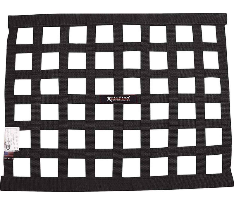 ALLSTAR PERFORMANCE Window Net Border Style 18 x 24 SFI Black