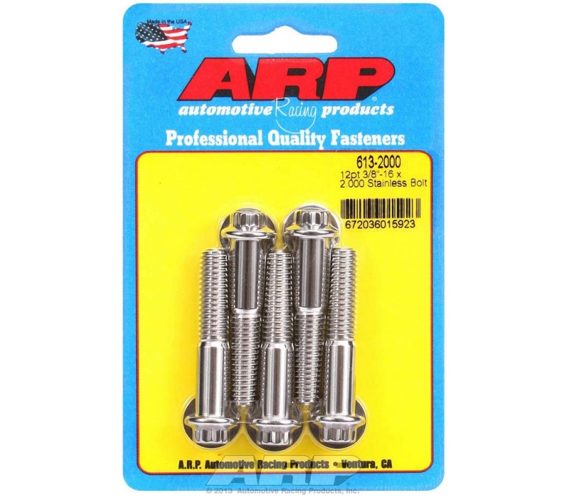 ARP 3/8-16 x 2.000 12pt SS Bolts