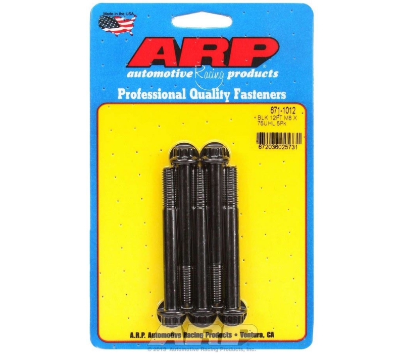 ARP Bolt Kit - 12pt. (5) 8mm x 1.25 x 75mm