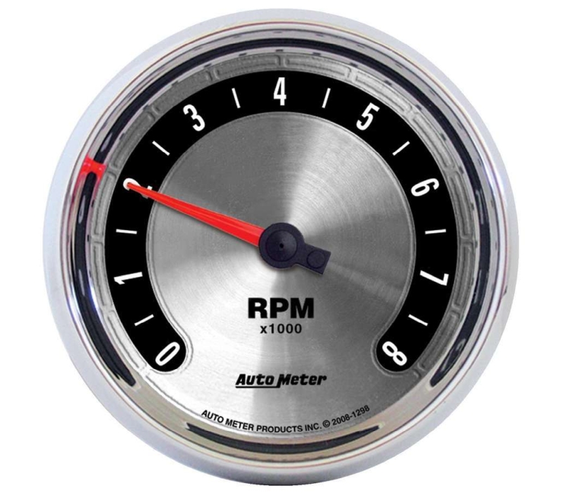 Autometer American Muscle 3-3/8in Tachometer In-Dash Gauge