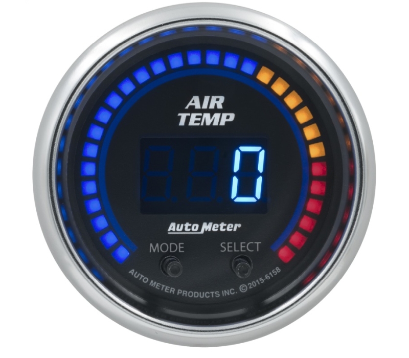 Autometer Cobalt 2-1/6in 0-300 Degree F Digital Air Temp Gauge