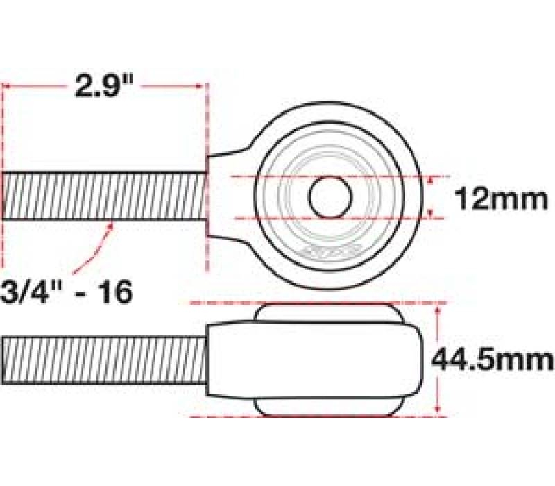 SPC Performance XAXIS Rod End Ball Joint