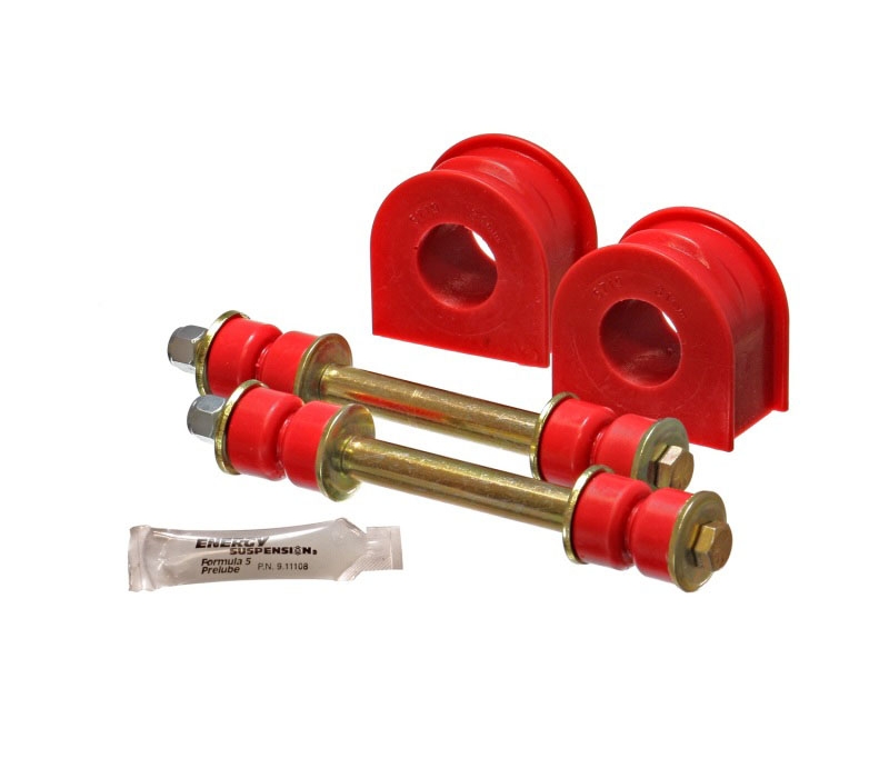 Energy Suspension 4.5188r | 99-04 Ford F150 Lightning 2WD 31mm Red Front Sway Bar Bushing Set (Inc E/Links); 1999-2004