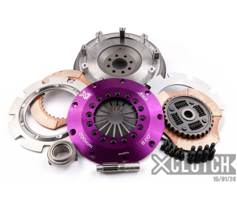 XClutch 02-06 Mini Cooper S 1.6L 8in Twin Sprung Ceramic Clutch Kit