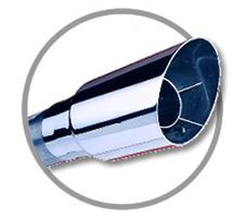 Borla Single Round Angle-Cut Intercooled Tip (each)