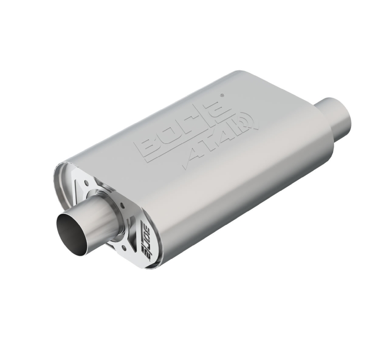 Borla CrateMuffler SBC HOT 350, 383, OFFSET/ CENTER 2.50" ATAK