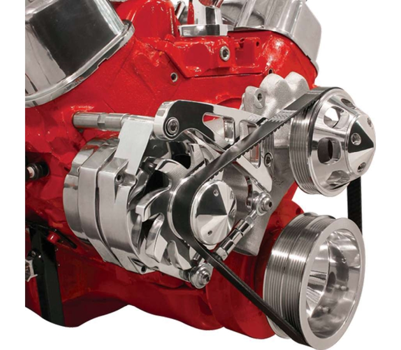 BILLET SPECIALTIES BBC Alt Bracket LWP Mid Mount Passenger Side