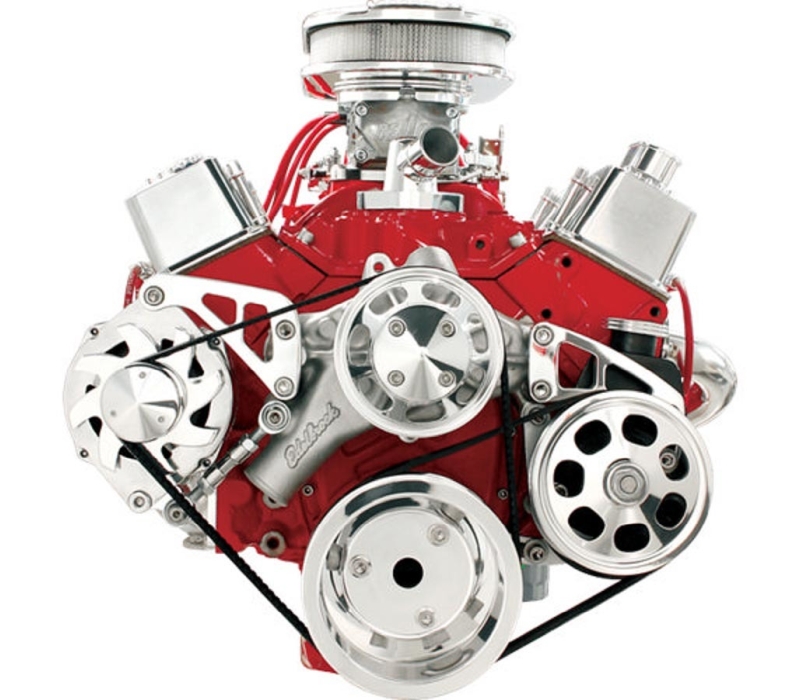 BILLET SPECIALTIES SBC LWP Serpentine Conversion KIt Polished