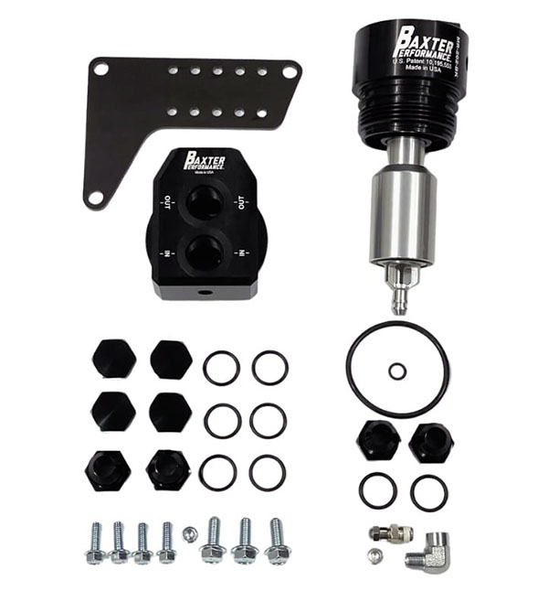 BAXTER PERFORMANCE 18+ Jeep Wrangler / Gladiator Cart to Spin on Adapter and 6-Port Remote Mount