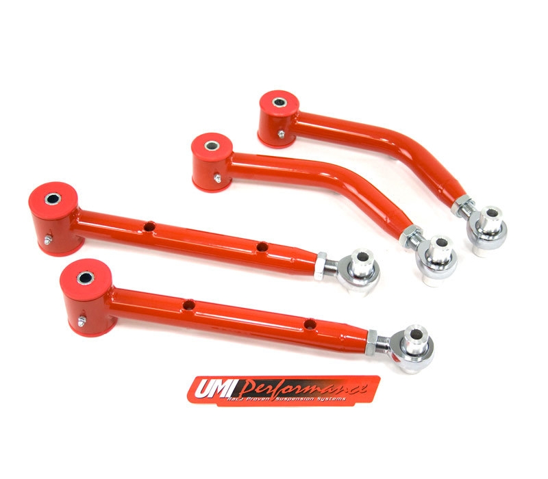 UMI Performance 71-75 GM H-Body Adjustable Upper & Lower Control Arm Kit