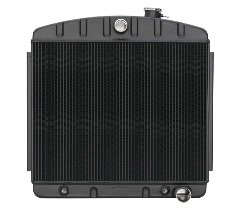 Cold-Case Radiators 55-57 Chevy Radiator V8 AT Black