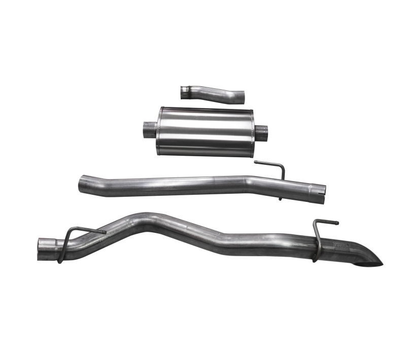 Corsa Jeep Gladiator JT S-Type Cat-Back Exhaust System with Turn Down Tip
