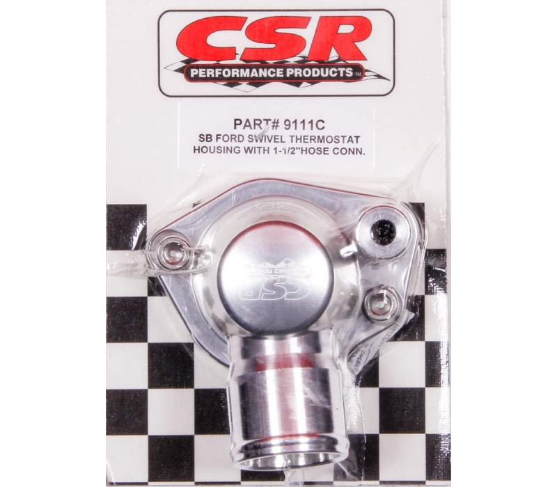 CSR PERFORMANCE SBF Swivel Thermostat Housing - Clear