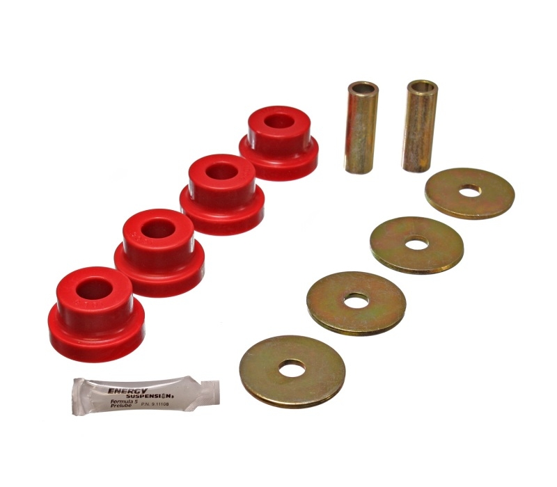 Energy Suspension 70-78 Nissan 240Z/260Z/280Z Red Differential Carrier (Mustache Bar) Bushings