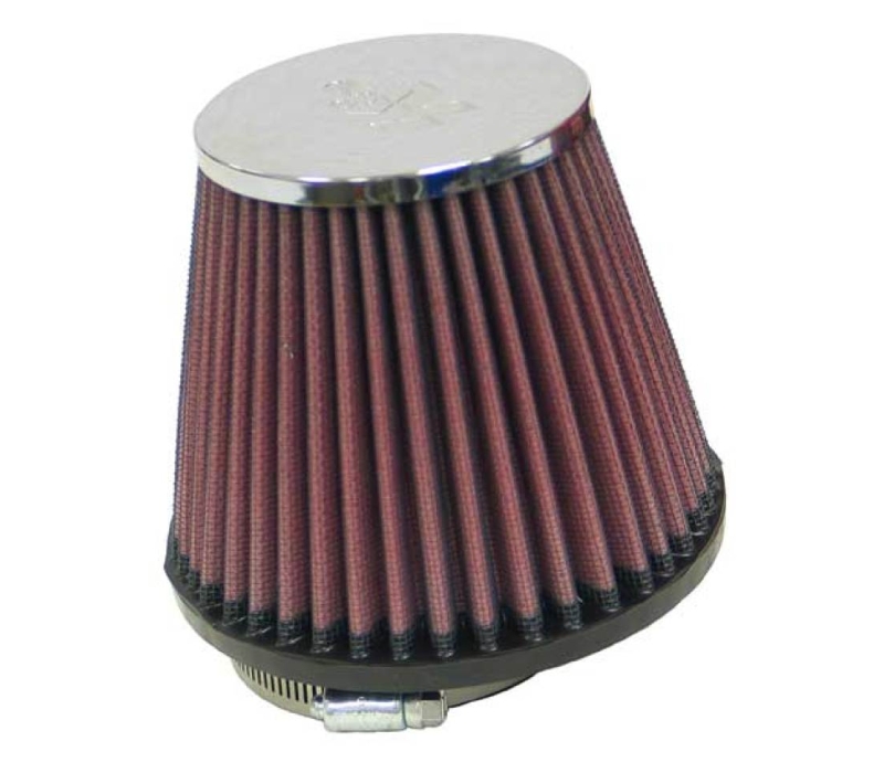 K&N Universal Chrome Filter 2.875in Flange ID / 5.188 Base OD / 3.5in Top OD / 4.438in Height