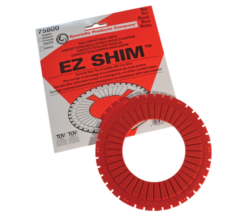 SPC Performance EZ Shim Dual Angle Camber/Toe Shim (Red)