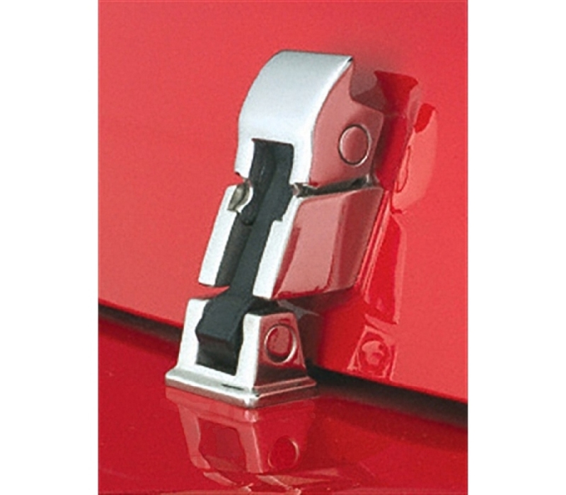 Rugged Ridge 42-95 Jeep CJ / Jeep Wrangler Stainless Steel Hood Catch Kit