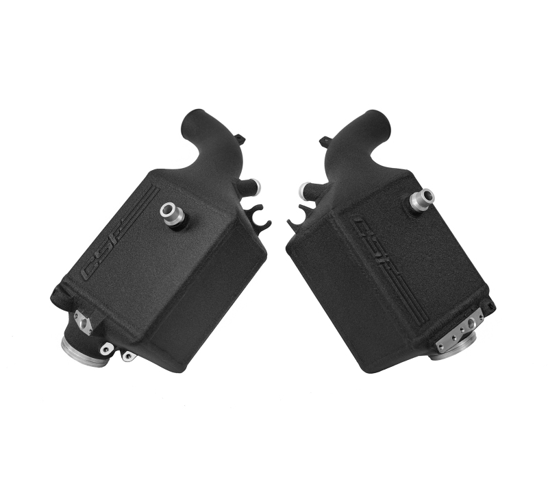 CSF 16-21 BMW M5 (F90) / 17-21 BMW M8 (F91/F92/F93) Twin Charge-Air-Cooler Set - Crinkle Black